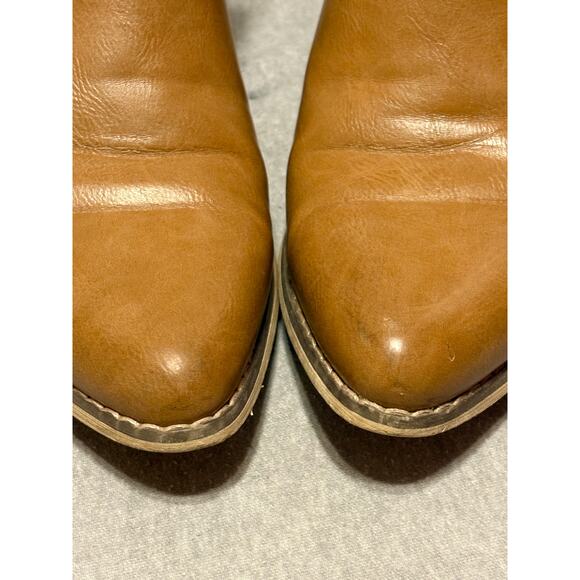 Pierre Dumas Size 7 Fall Fashion Cow Print Ankle Booties Back Zip - Picture 8 of 10